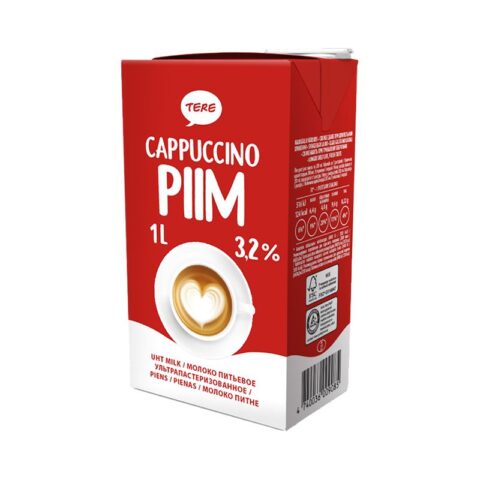 TERE UHT Cappuccino Whole Milk UHT 3.2% 1L