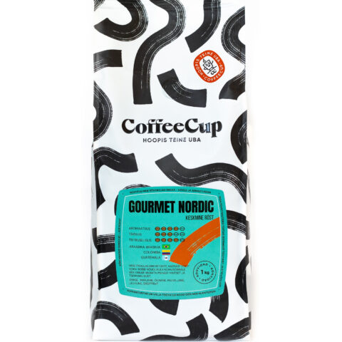 CoffeeCup Gourmet Nordic, medium roast coffee 1kg