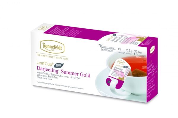 Ronnefeldt Leaf-Cup Classic Darjeeling Summer Gold Organic 15pcs black tea