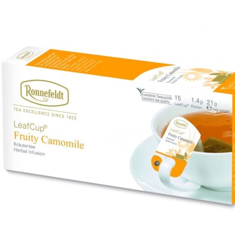 Ronnefeldt Leaf-Cup Fruity (Sweet) camomille 15pcs herbal tea