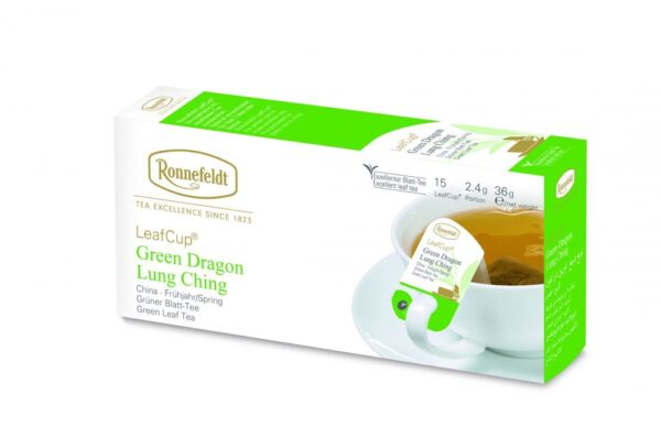 Ronnefeldt Leaf-Cup Classic green Green Dragon Lung Ching 15pcs green tea