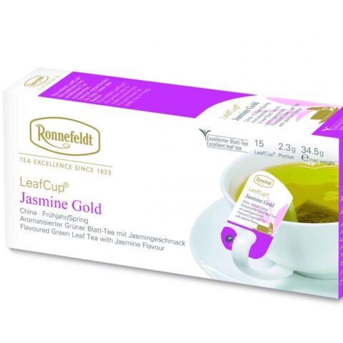 Ronnefeldt Leaf-Cup Jasmine gold 15pcs green tea blend