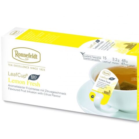 Ronnefeldt Leaf-Cup Lemon fresh 15pcs herbal tea