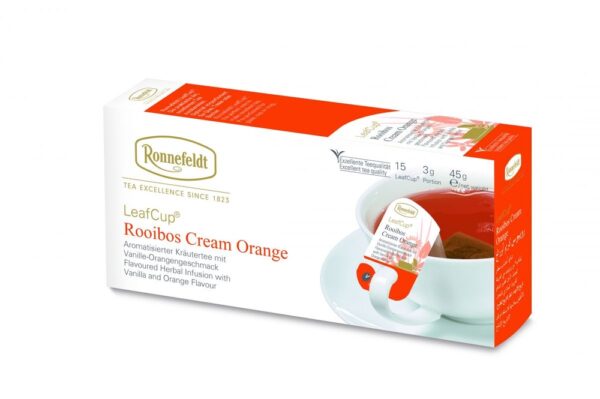 Ronnefeldt Leaf-Cup Rooibos Cream Orange 15tk herbal teas