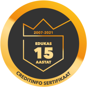 Creditinfo sertifikaat Coffeecup OÜ