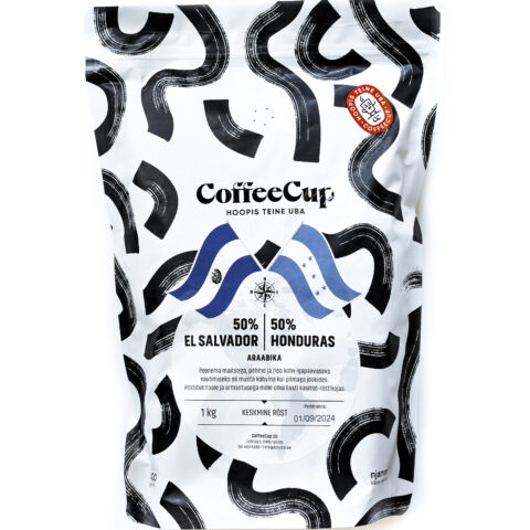 CoffeeCup coffee: 50% El Salvador / 50% Honduras 1kg