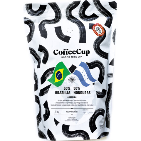 CoffeeCup coffee: 50% Brazil / 50% Honduras 1kg