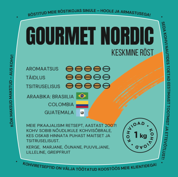 CoffeeCup Gourmet, medium (Nordic) roast