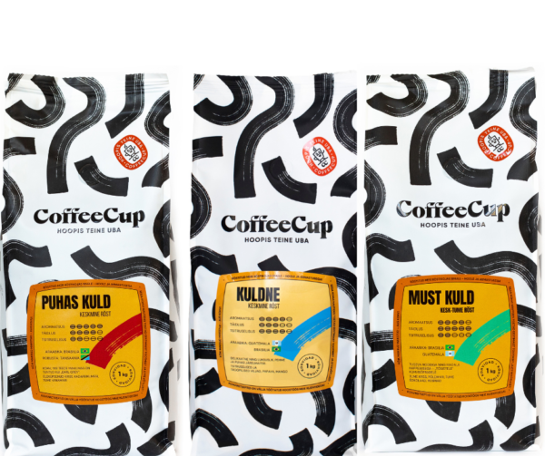 COFFEECUP COFFEE SET, 3 X 1 KG