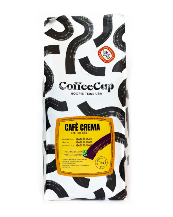 CoffeeCup Café Crema 1kg coffee beans