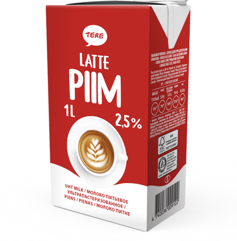 Welcome UHT Latte milk 2,5%, 1L