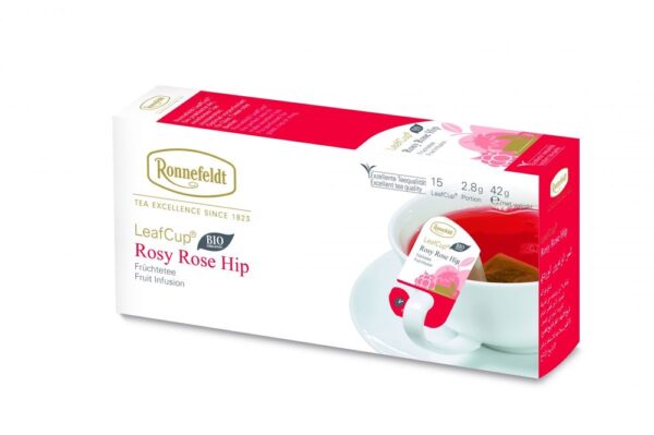 Ronnefeldt Leaf-Cup Rosy Rose Hip Organic 15tk herbal teas