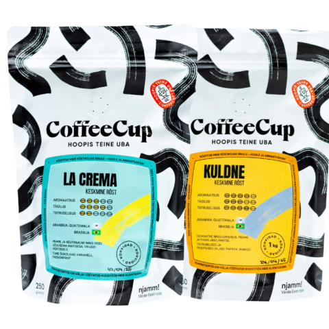 COFFEECUP'I KOHVIDE KOMPLEKT, 2 X 250GR